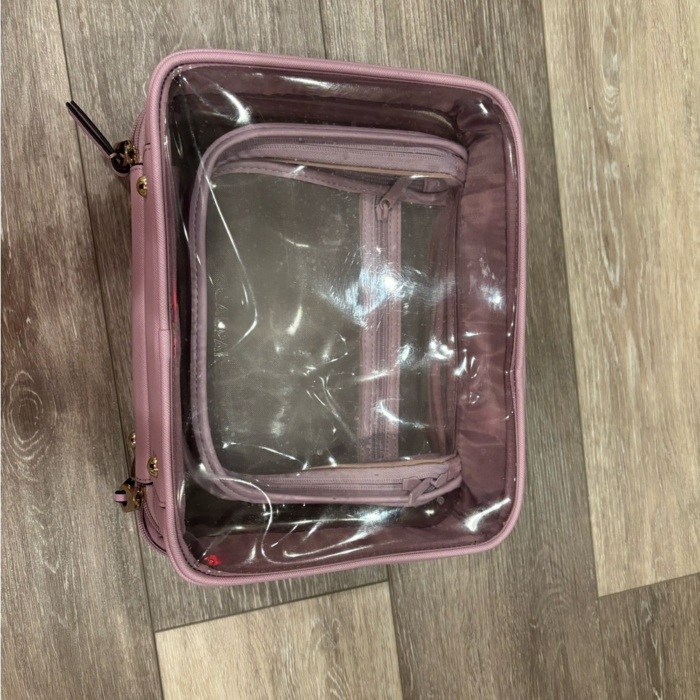 Calpak Purple Clear Travel Bag